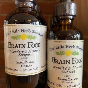 Brain Food For Thought tincture supports cognitive and memory support! This tincture is also great for those with "brain fog."