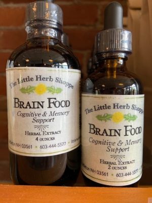 Brain Food For Thought tincture supports cognitive and memory support! This tincture is also great for those with "brain fog."